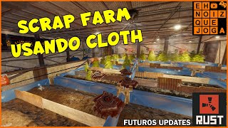 Rust  Farm de Scrap 1000 scraps por hora plantação  farm de hemp  Cloth  2020 [upl. by Rekyr]