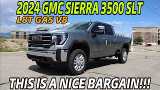 2024 GMC Sierra 3500 SLT L8T Gas V8 This Proves Inflation Never Affected GMC [upl. by Halas]