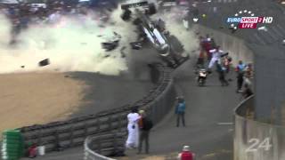 Le Mans crash 2011  Allan McNish [upl. by Frederica]