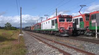 2007 Goonyella Coal QLD  Electric hauled coal trains [upl. by Ariak]