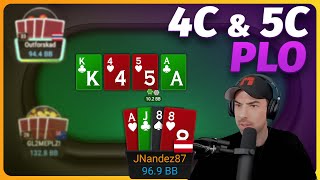 4Card amp 5Card PLO Cash Grind [upl. by Qulllon60]