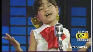 SALOME niña cantante de 8 años sorprendente quotme gustas muchoquot [upl. by Nnyleve]