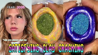 Text To Speech💥ASMR SATISFYING CLAY CRACKING 💥 Baileyspinn 🔥 Newest POVs Tiktok Compilation 2023 2 [upl. by Eyatnod918]