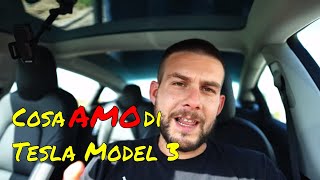 22 Cose che AMO di Tesla Model 3 dopo 25000 km [upl. by Asquith800]