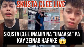 SKUSTA CLEE INAMIN NA quotUMAASAquot PA KAY ZEINAB HARAKE 😱 SKUSTA CLEE LIVE [upl. by Snoddy633]