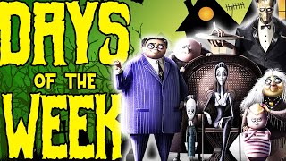 Days of the Week Addams Family Parody  More  10 Days of the Week Videos  Martin and Rose Music [upl. by Traweek]