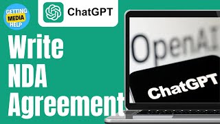 How To Write A NDA NonDisclosure Agreement With ChatGPT 2023 [upl. by Ilyah]