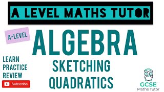 Sketching Quadratics  Algebra  GCSE Further Maths  ALevel Maths Series [upl. by Eillom]