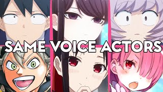 Komisan wa Komyushou desu All Characters Japanese Dub Voice Actors Seiyuu Same Anime Characters [upl. by Imugem211]