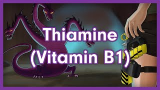 Thiamine Vitamin B1  Biochemistry Vitamin Mnemonics [upl. by Peg]