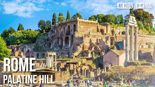 Palatine Hill Archeological Wonder of Rome  Guided and Narrated  🇮🇹 Italy 4K HDR Walking Tour [upl. by Ahsuatal169]