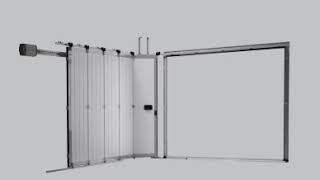 Hormann Side Sliding Sectional Garage Door HOW IT WORKS [upl. by Rois181]