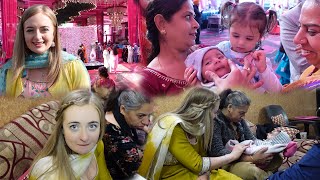 MY WIFE AND KIDS ATTENDING THEIR FIRST PUNJABI WEDDING IN INDIA Viah Da Vlog [upl. by Eemaj]