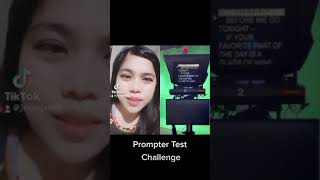 Prompter Test Challenge 8 [upl. by Eignav496]