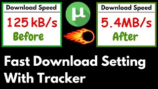 How to increase uTorrent download speed 2023  Updated utorrent download utorrent download problem [upl. by Supat]