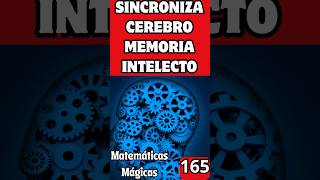 Sincroniza tu memoria cerebro e inteligencia  calculomental matemáticas educación maths [upl. by Rahcir]