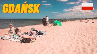 GDAŃSK BEACH WALK JELITKOWO PLAŻA JUNE 2024 4K60FPS [upl. by Lilhak]