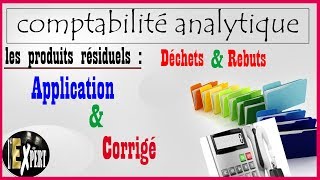 Comptabilité analytique  Déchets amp Rebuts Application amp corrigé [upl. by Domela]