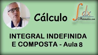 GRINGS  Integral indefinida e composta Aula 8 [upl. by Nnylak]