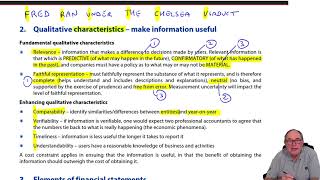 Conceptual Framework  Free ACCA SBR lecture [upl. by Maxama]