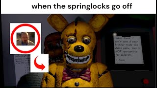 springlock scene in fnaf movie be like [upl. by Hittel]