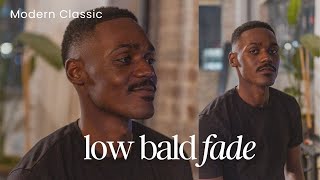 Bringing Back A Modern Classic  The Stylish Low Bald Fade [upl. by Gustav]