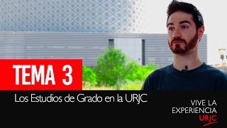 T3  Los Estudios de Grado en la URJC [upl. by Ahseer]