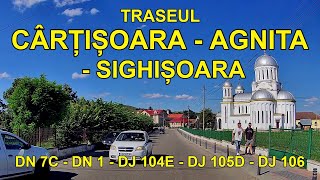 Calatorie prin Transilvania pe traseul Cârțișoara  Agnita  Sighișoara august 2024 [upl. by Skelton171]