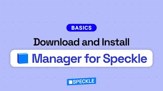 Installing Manager for Speckle 👮‍♂️ on Windows  Basics [upl. by Lalad]