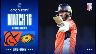 Cognizant Major League Cricket Game 16 Highlights  San Francisco Unicorns vs MI New York [upl. by Robina324]