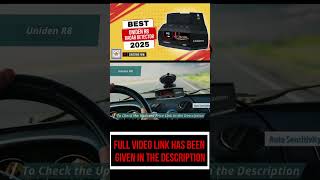 Uniden R8 Best Radar Detector Of 2025 [upl. by Jovi]