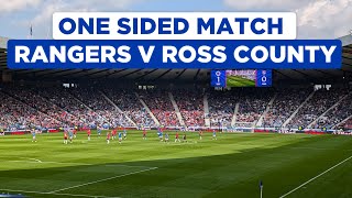 Scottish Premiership  RANGERS 60 ROSS COUNTY  Atmosphere amp Celebrations [upl. by Leonelle]