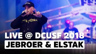 Jebroer amp Paul Elstak  Kind Van De Duivel  Engeltje  Live op Das Coen Und Sander Fest 2018 [upl. by Sephira]