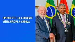 Presidente Lula durante visita oficial à Angola [upl. by Dolley]