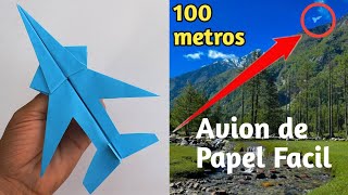 Como Hacer un Avion de Papel que vuela mucho  Paper Airplane [upl. by Fessuoy]