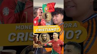 😱 VAN A SACAR UNA MONEDA DE CRISTIANO RONALDO ⁉️ joshjuanico viralvideo shorts [upl. by Eimaraj]