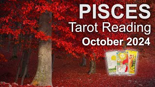 PISCES TAROT READING quotHAPPINESS ON A NEW PATH CHANGE COMES IN QUICKLYquot October 2024 tarotreading [upl. by Jorgenson877]