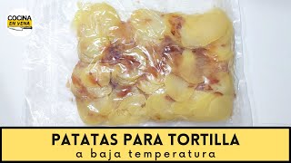 ✅ PATATAS a baja temperatura en SOUS VIDE PARA TORTILLA 💥 [upl. by Nirual]