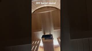 DIY barrel sauna saunas reduce heart disease by up to 60 [upl. by Winnah]