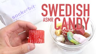 SOCKERBIT SWEDISH CANDY BOWL ASMR EATING SOUNDS [upl. by Iaht]