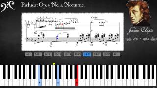 Chopin  Op 9 No 2 Nocturne Learn to play [upl. by Nancey]