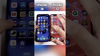 iPhone 16 vs iPhone 12 INSANE Speed Test ⚡ Who’s the Real King ShortsViralVideo [upl. by Fillender]