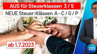 Zum 1 APRIL 🤣 AUS für die Steuerklassen 3 und 5 Änderungen für Ehegatten Ehegattensplitting [upl. by Eilla283]