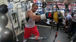 SERGEY KOVALEV POV BOXING WORKOUT  GO PRO HERO 6  KOVALEV VS SHABRANSKYY VIDEO [upl. by Enajaras]