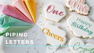 How To Make the Perfect Icing for Cookie Decorating [upl. by Klimesh852]