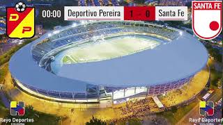 En Vivo Deportivo Pereira Vs Club Independiente Santa Fe Fecha 7 Liga BetPlay Dimayor [upl. by Aserat]