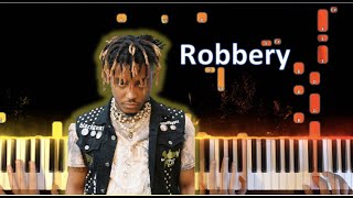 Robbery Piano Juice WRLD Piano CoverTutorial [upl. by Jari]