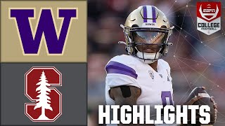 Washington Huskies vs Stanford Cardinal  Full Game Highlights [upl. by Irollam]