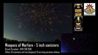 Weapons of Warfare  5 Inch Shells  Pyroland Fireworks [upl. by Shanna]