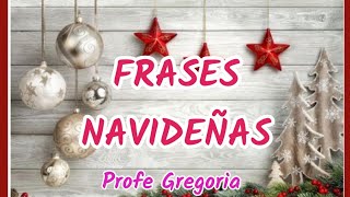 hermosas frases con mensajes navideños [upl. by Silda]